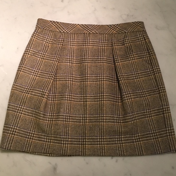 J. Crew tweed wool mini