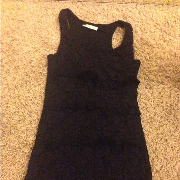 Ruffle lace dress