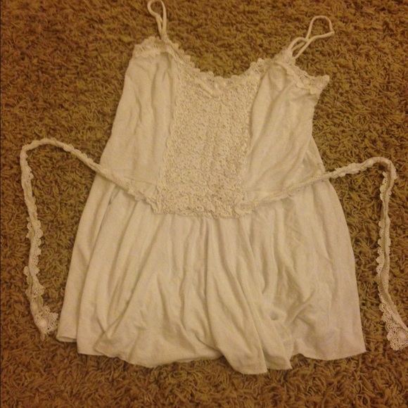 White tank top