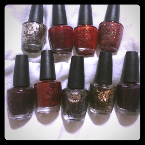 OPI mini polish set of 9