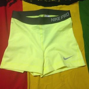 Volt yellow Nike Pro