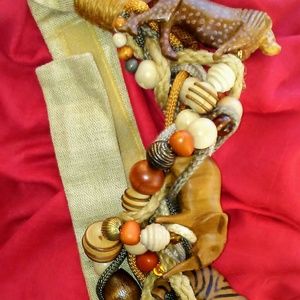 African Safari Beaded Wrap