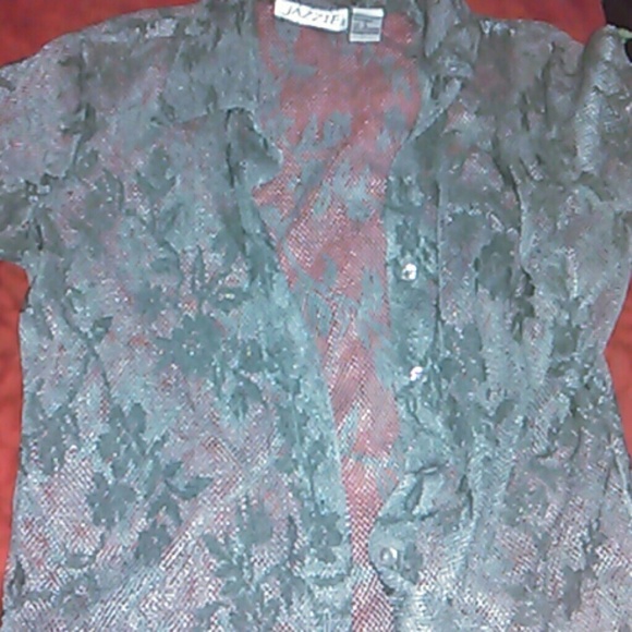 Grey button up