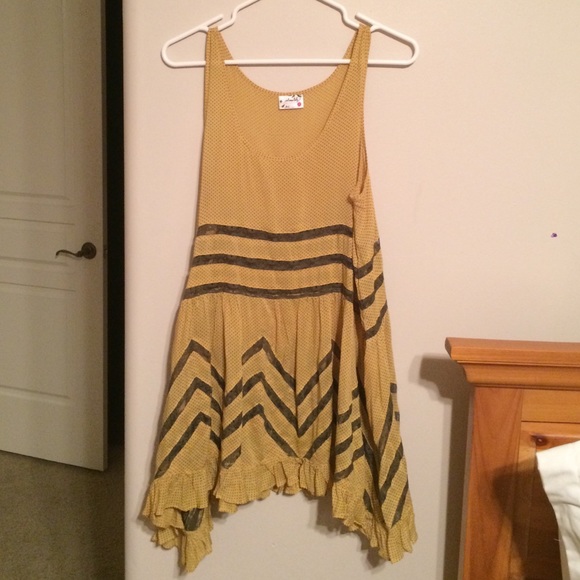 Voile and Lace Trapeze Slip