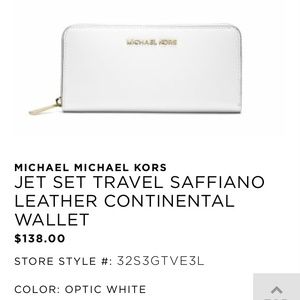 Michael Kors Saffiano leather wallet -READ CAPTION