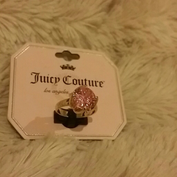 NWT Juicy Couture pink princess cut ring 💍 - Picture 2 of 3