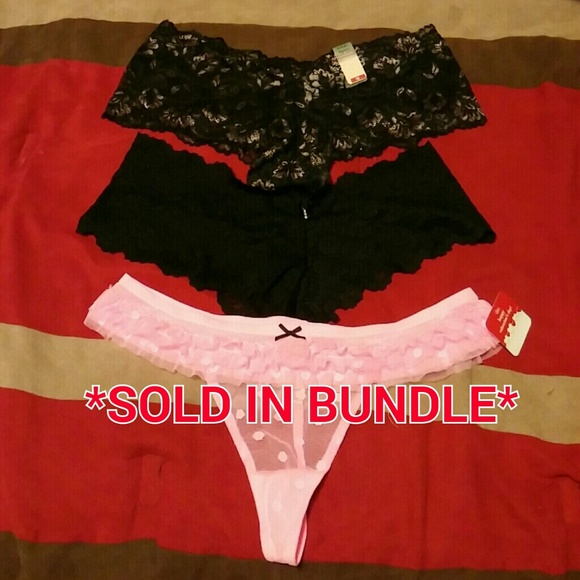 **PINK SOLD**Lace panties 2 pair 2x *BUNDLE TOO*
