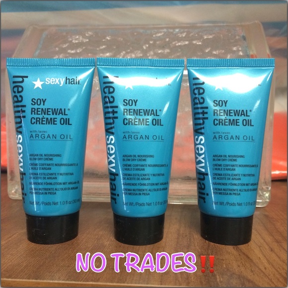 HEALTHY SEXY HAIR Soy Renewal Creme Oil x3