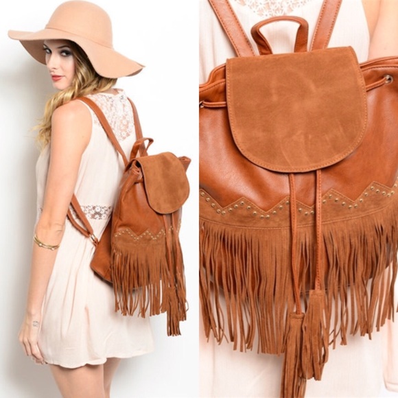 Handbags - FRINGE BACKPACK