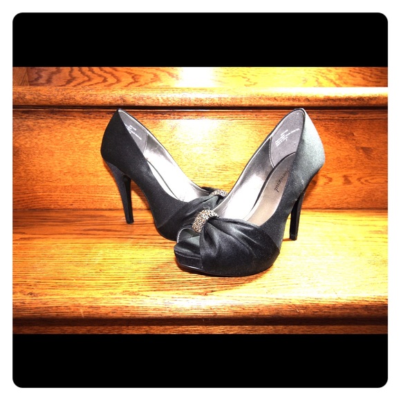 High heeled shoes
