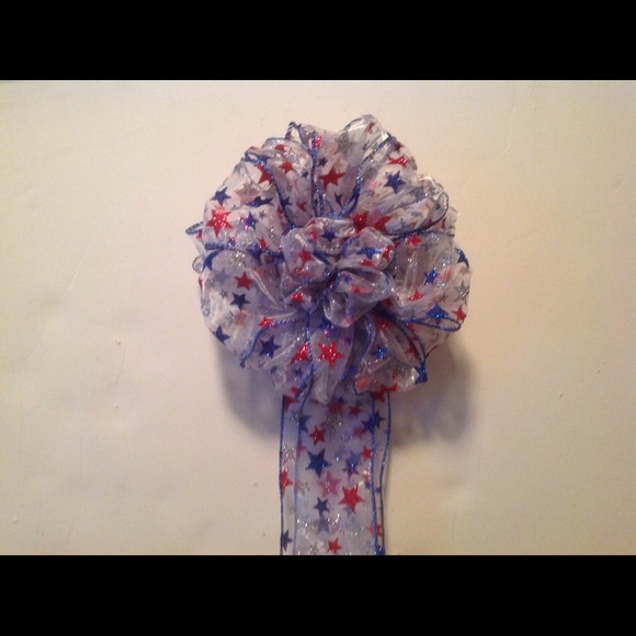 Star Spangled Banner Patriotic Bow - Picture 2 of 4