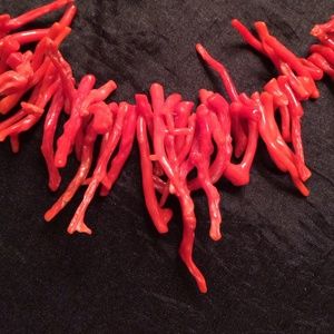 Vintage REAL red Coral Necklace