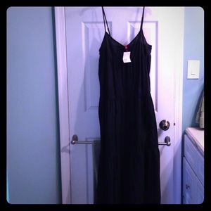 Black maxi dress