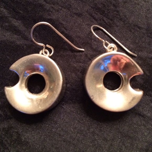 Sterling Silver Fish Earrings