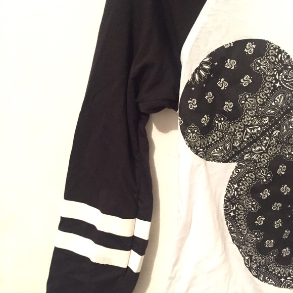 Rue 21 Black & White Mickey Mouse Shirt - Picture 3 of 4