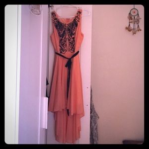 High low Dress - salmon