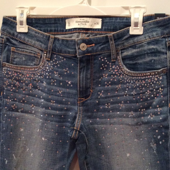 Abercrombie & Fitch Denim - Abercrombie& Fitch embellished jeans