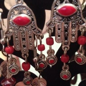 Khabalah hand earrings