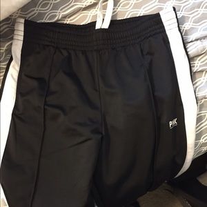 VS Pink track pants.