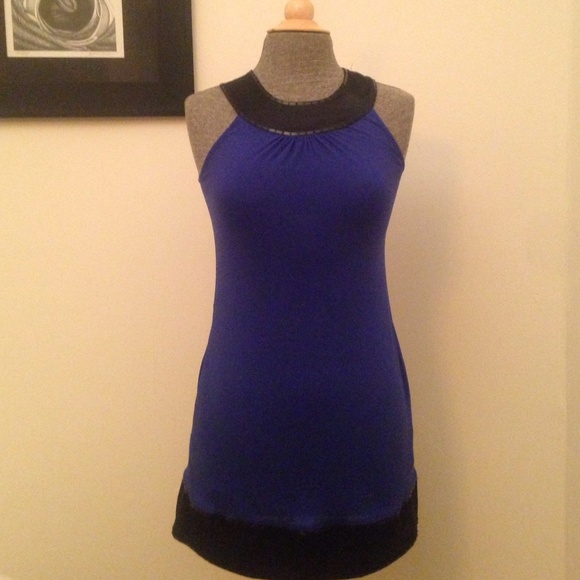 SOLD!! Black and blue shift express dress