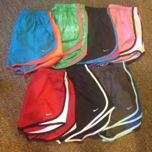 Lot of Nike Tempo shorts