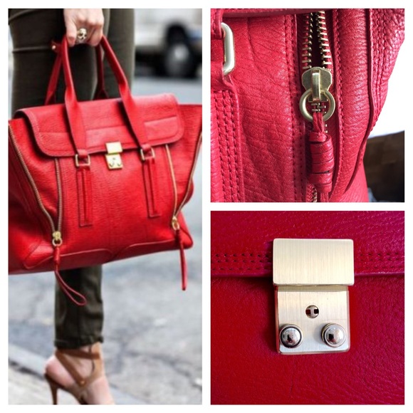 *More Photos* 3.1 Phillip Lim Large Red Pashli