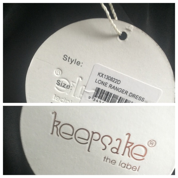 Keepsake Lone Ranger cutout dress size XS NWT - Picture 3 of 4