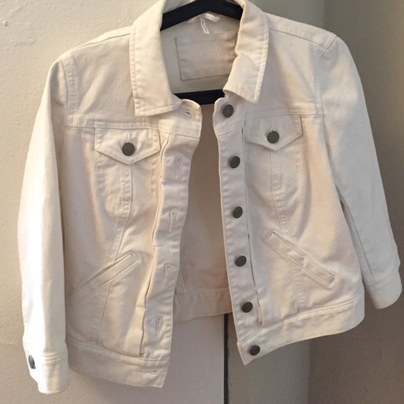 White denim jacket