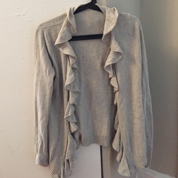 Grey j. Crew cardigan