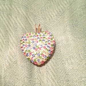 Swarovski crystal heart amulet