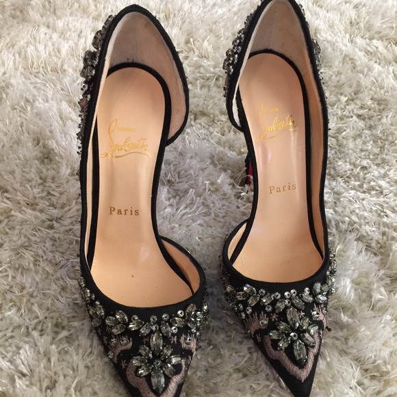 Authentic Christian Louboutin Artifice Strass 120 - Picture 2 of 4