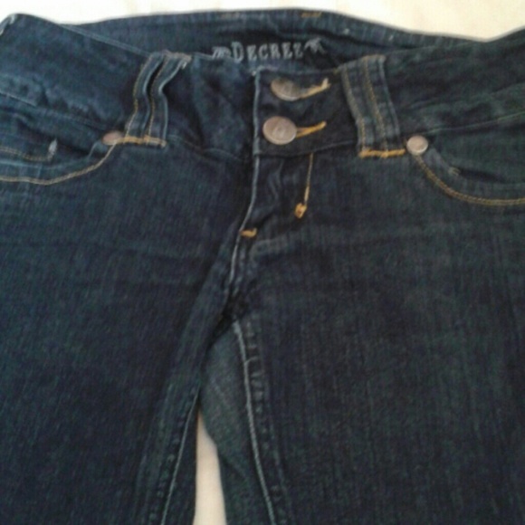 EUC Decree dark blue skinny jeans 3 - Picture 2 of 4