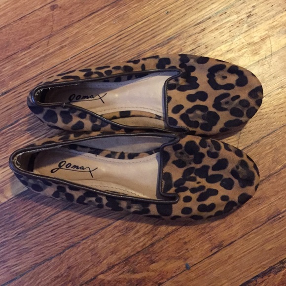 Leopard print loafers