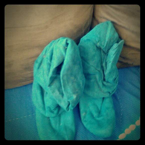 Ladies blue boots