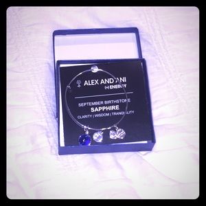 Alex and Ani September/Sapphire Bangle