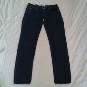 Hollister dark blue Skinnies 26