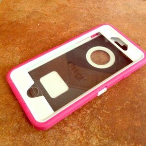 Pink Otterbox Defender iPhone 6 Case