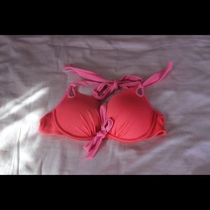 PINK push up bikini top