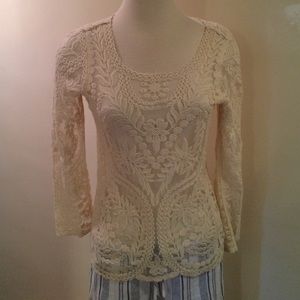 Lace mesh top by Express bundle