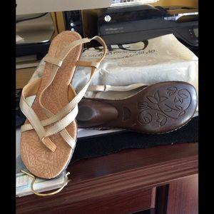 Cream colored BOC sandals