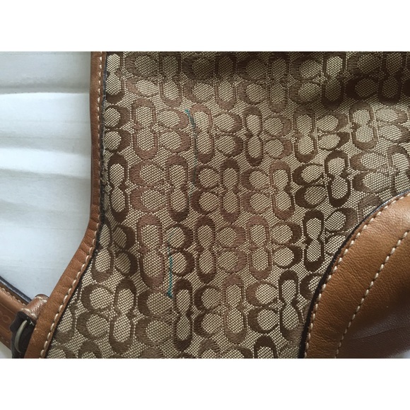 Coach Soho 6351 Signature Khaki Hobo - Picture 3 of 3
