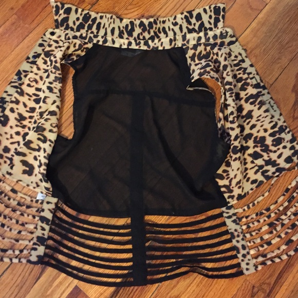 Cheetah print top