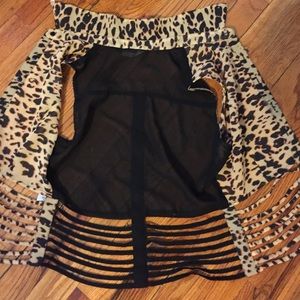 Cheetah print top