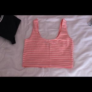 Striped crop top