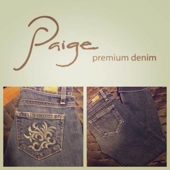 Two pairs of Paige Premium Denim Jeans