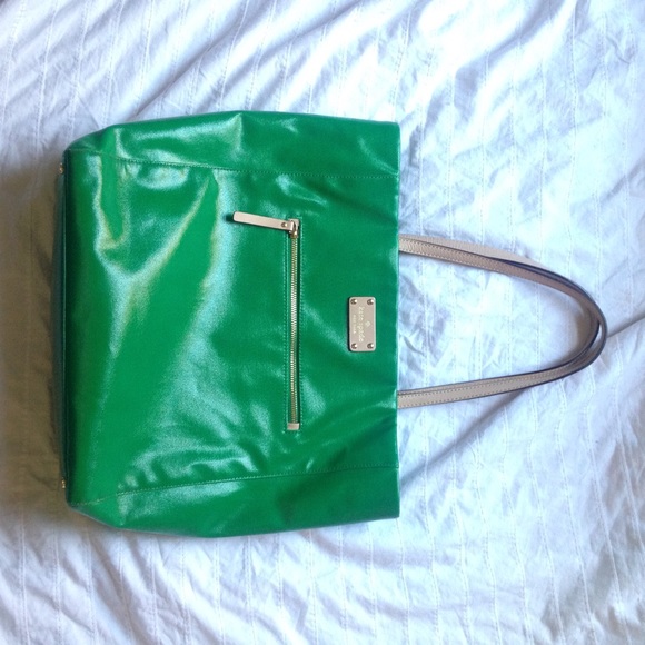 Green Kate Spade Tote