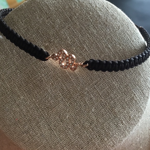 Stella & Dot adjustable serpent leather bracelet