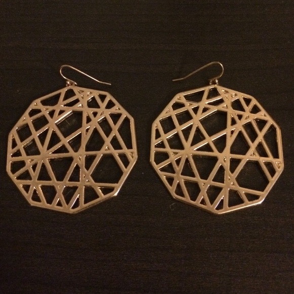 Gold earrings