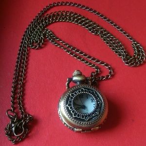 Pocket watch necklace