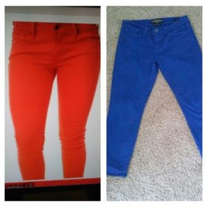 Blue Lucky Brand Charlie Capri
